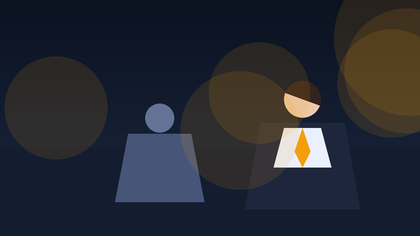 Attorney speaking with clients at a desk